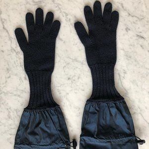 Burberry Prorsum Gloves (Authentic) - Wool, Navy